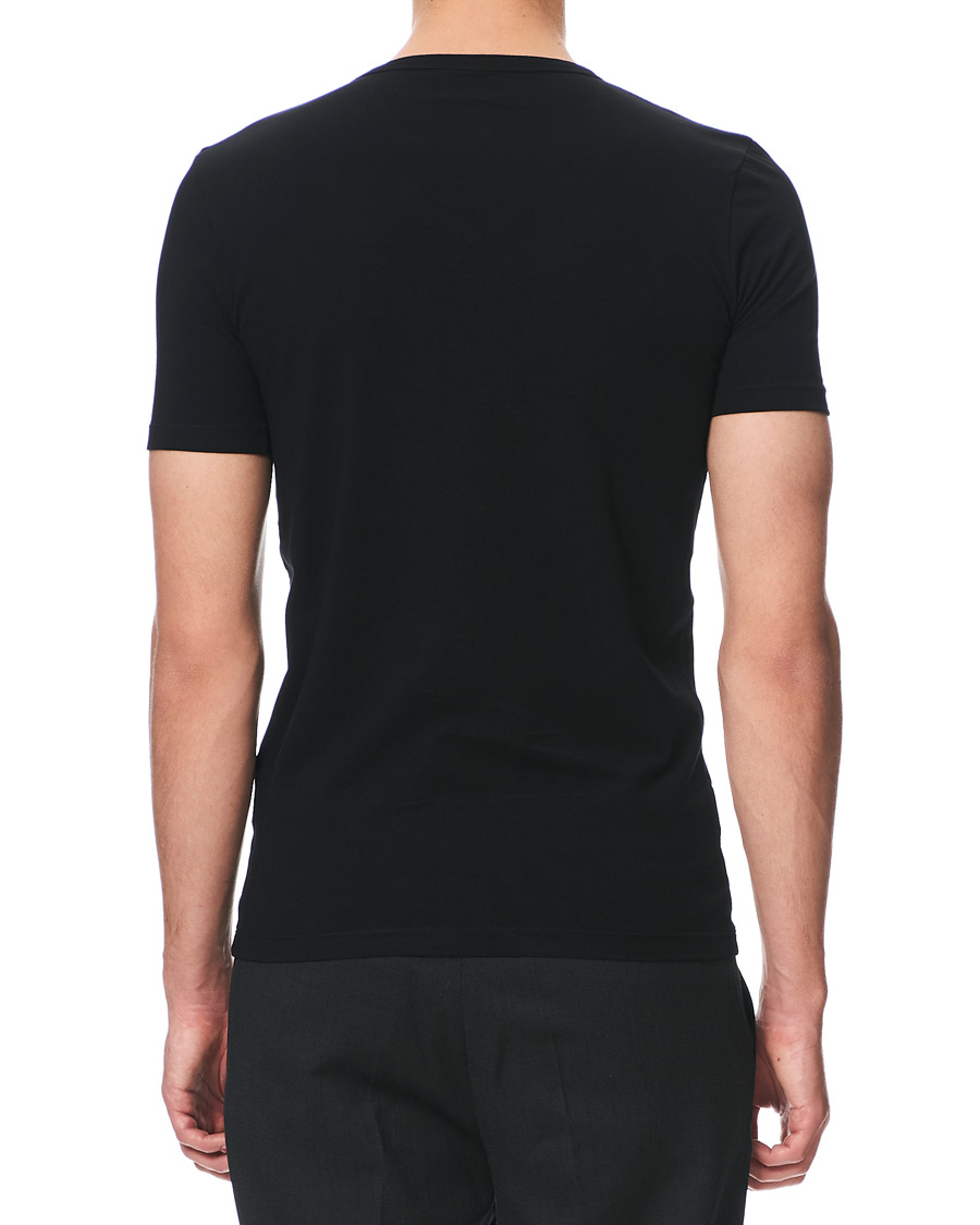 Herren | T-Shirts | BOSS BLACK | BOSS 2-Pack V-Neck Slim Fit Tee Black