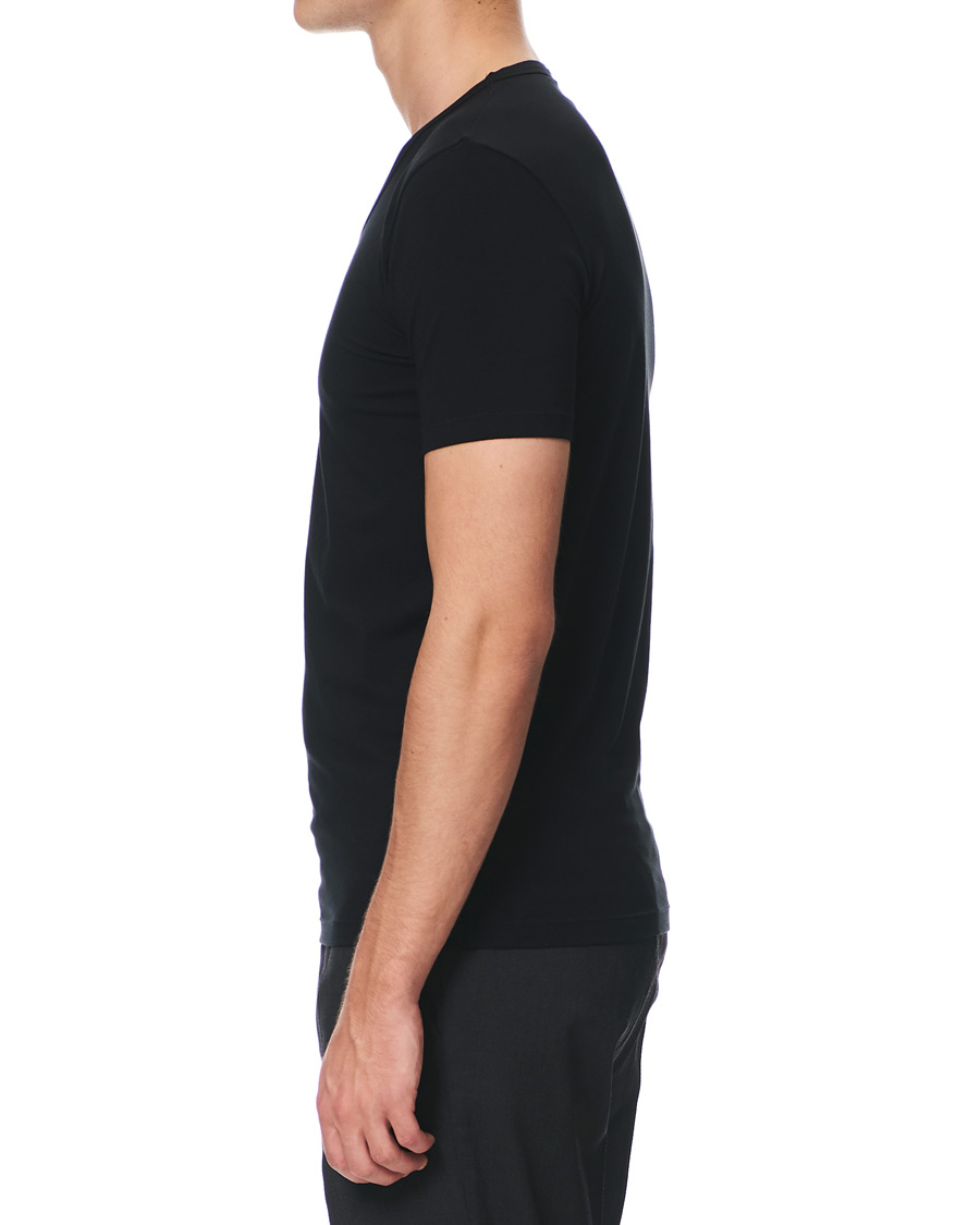 Herren | T-Shirts | BOSS BLACK | BOSS 2-Pack V-Neck Slim Fit Tee Black