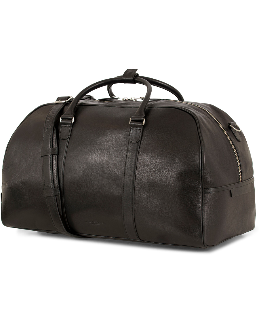 Herren | Tiger of Sweden Pinchon Leather Weekend Bag Black | Tiger of Sweden | Pinchon Leather Weekend Bag Black
