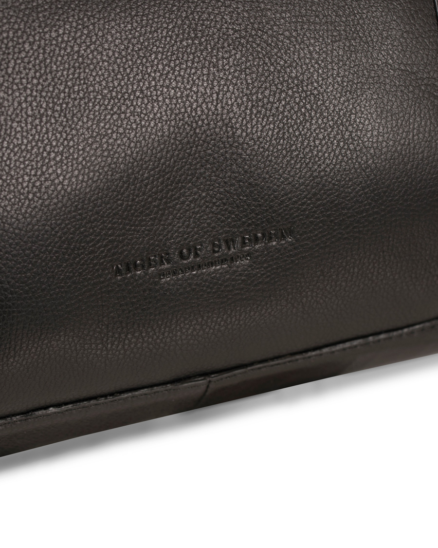 Herren | Tiger of Sweden Pinchon Leather Weekend Bag Black | Tiger of Sweden | Pinchon Leather Weekend Bag Black
