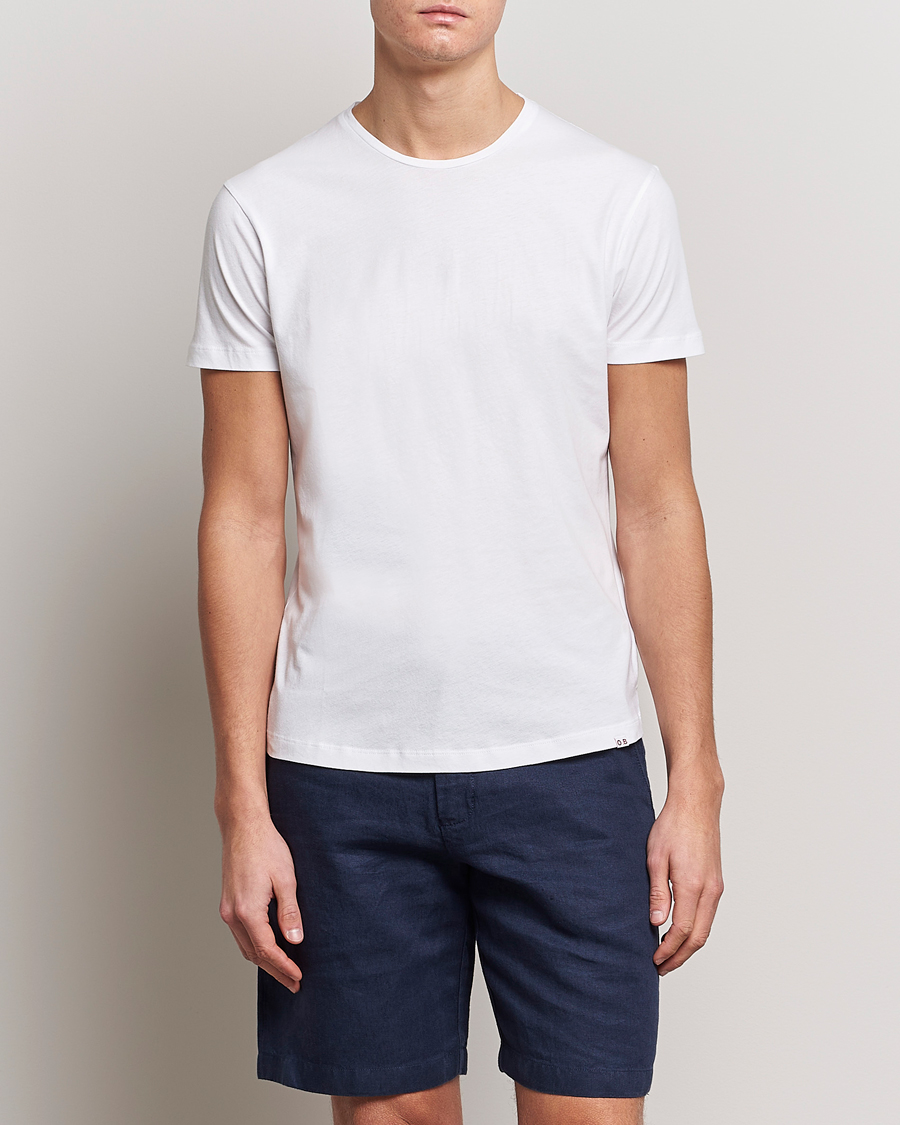 Herren | Kurzarm T-Shirt | Orlebar Brown | OB Crew Neck Tee White