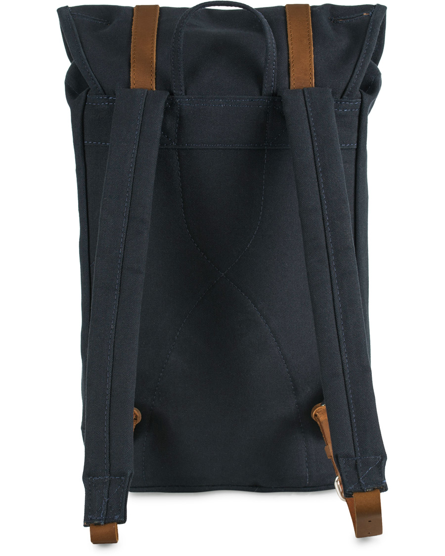 Herren | Sandqvist Stig Canvas Backpack Blue | Sandqvist | Stig Canvas Backpack Blue