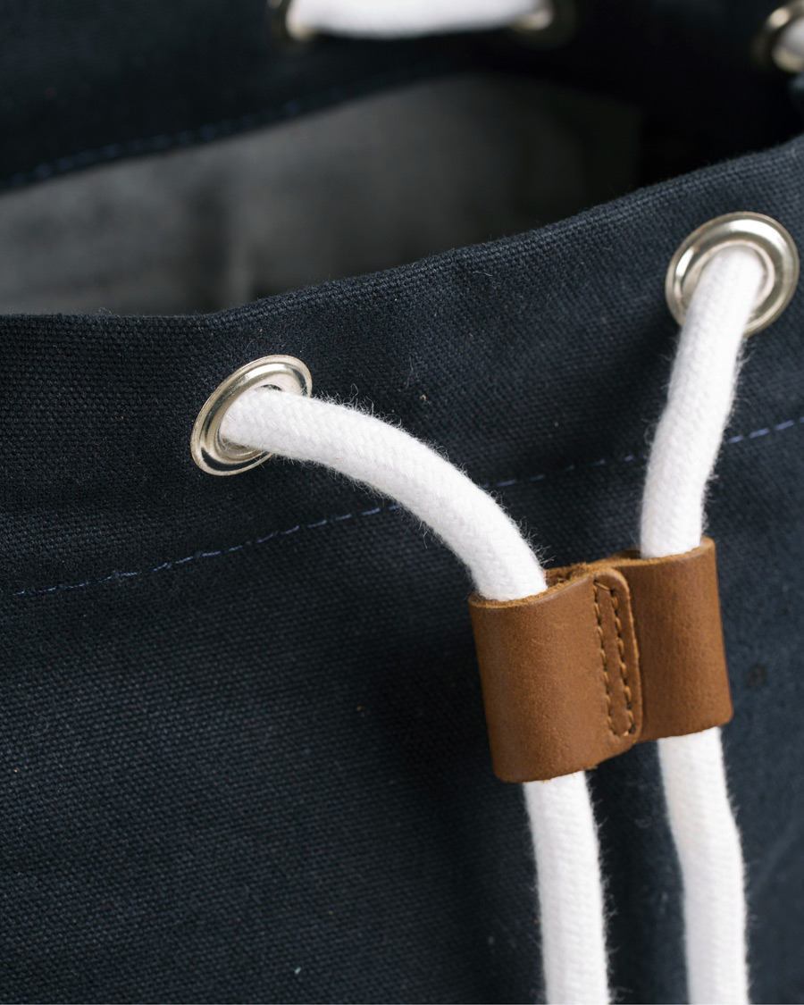 Herren | Sandqvist Stig Canvas Backpack Blue | Sandqvist | Stig Canvas Backpack Blue