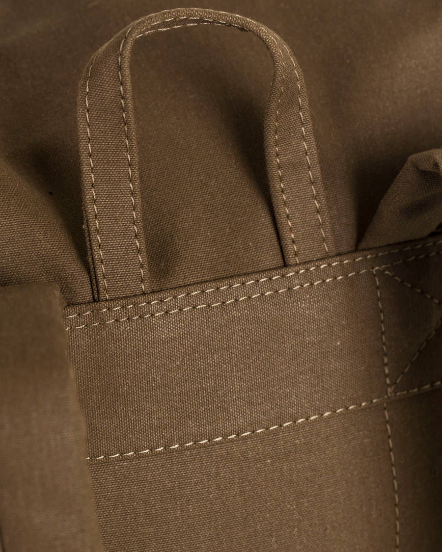 Herren | Sandqvist Roald Polycotton Backpack Olive | Sandqvist | Roald Polycotton Backpack Olive