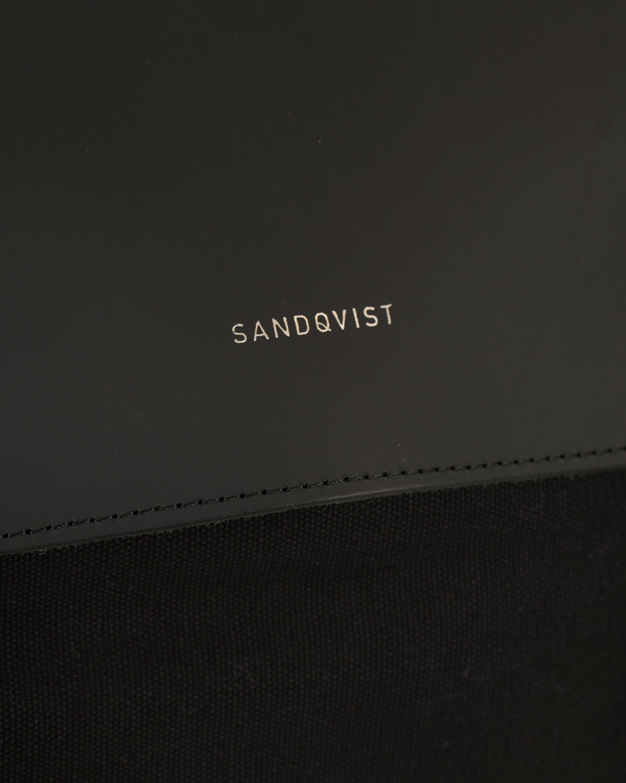 Herren | Sandqvist Hege Canvas Backpack Black | Sandqvist | Hege Canvas Backpack Black