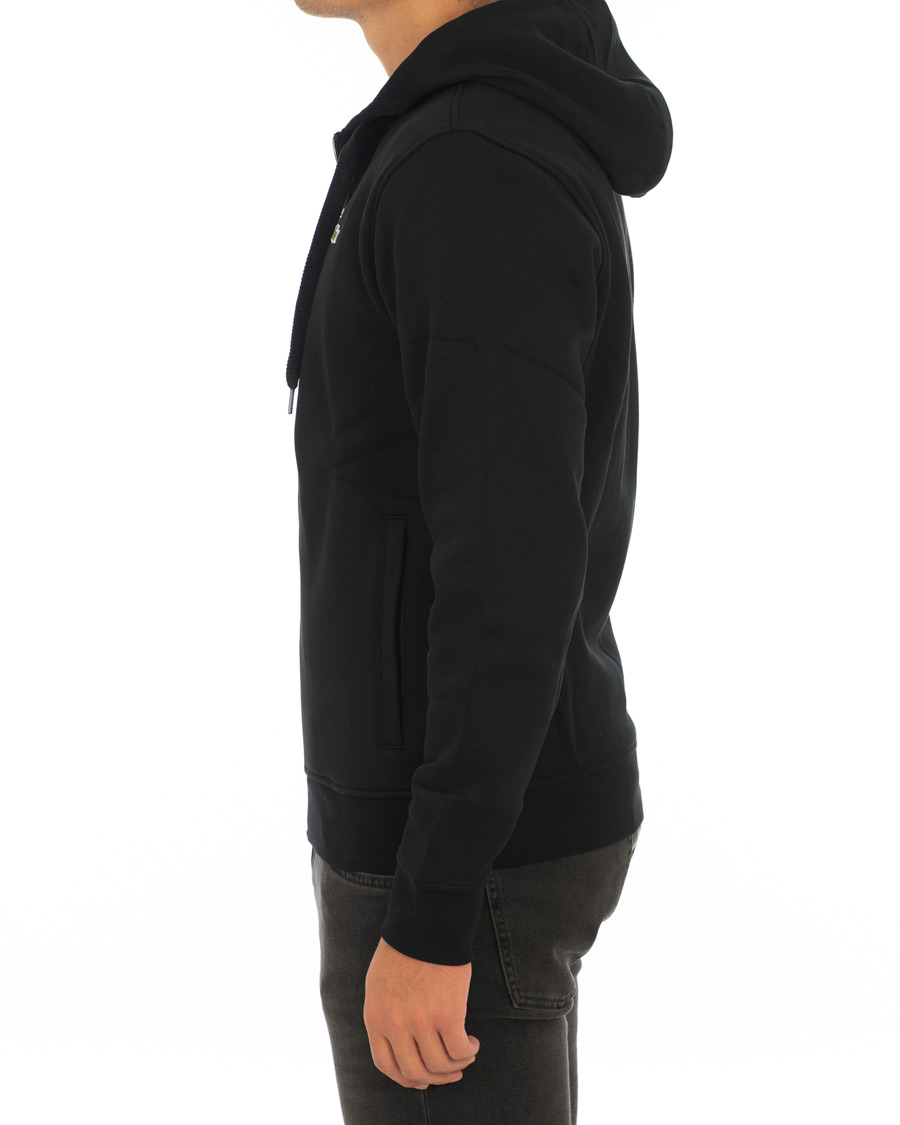 Herren | Pullover | Lacoste | Full Zip Hoodie Sweatshirt Noir