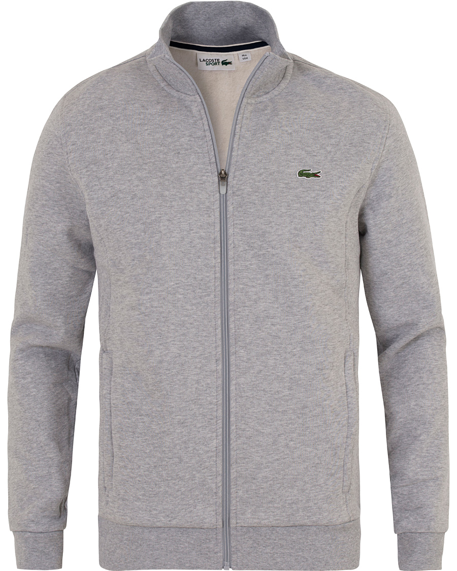 Herren | Pullover | Lacoste | Zip Trough Sweatshirt Argent Chine