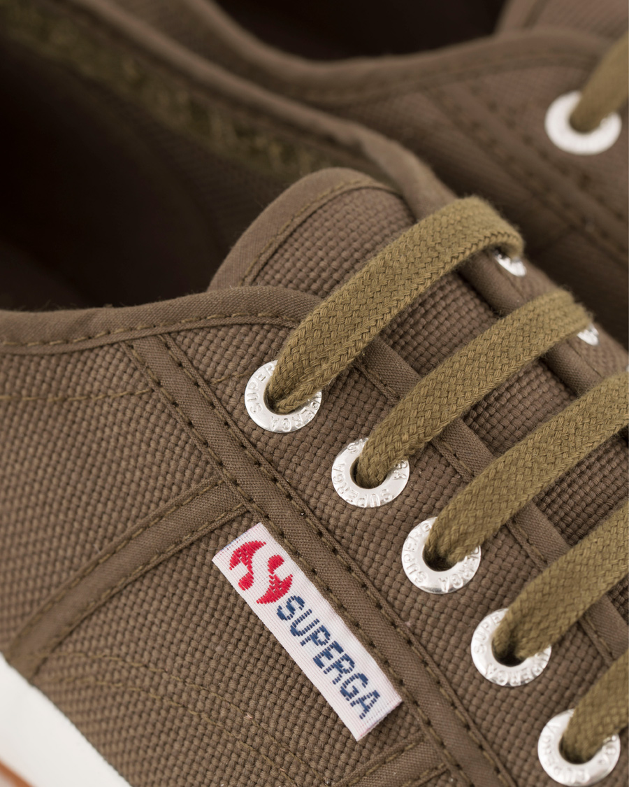 Herren | Superga Canvas Sneaker Military Green | Superga | Canvas Sneaker Military Green