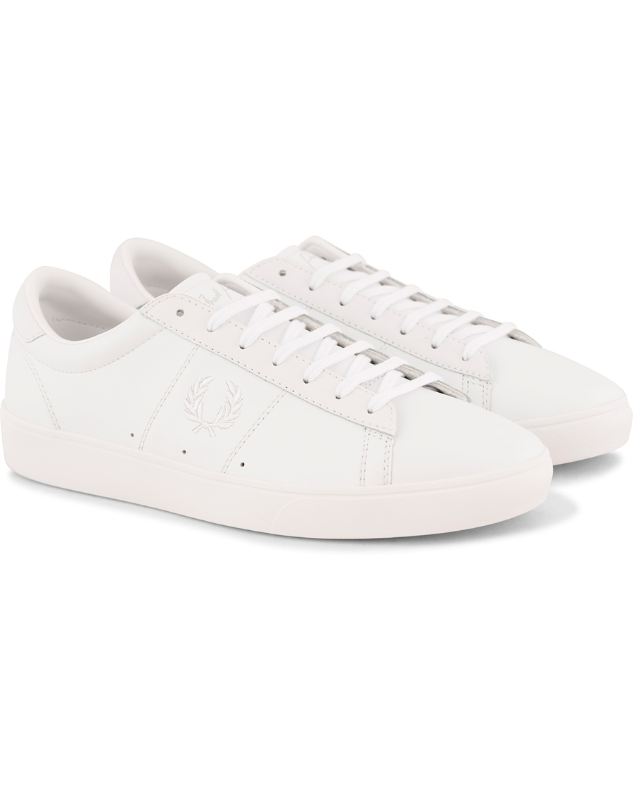 Herren | Fred Perry Spencer Leather Sneaker White | Fred Perry | Spencer Leather Sneaker White