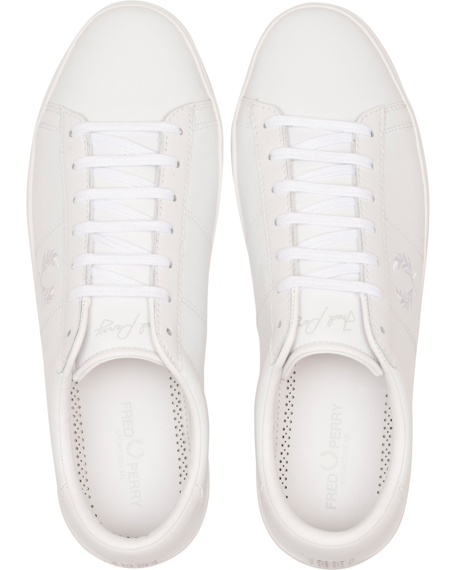 Herren | Fred Perry Spencer Leather Sneaker White | Fred Perry | Spencer Leather Sneaker White