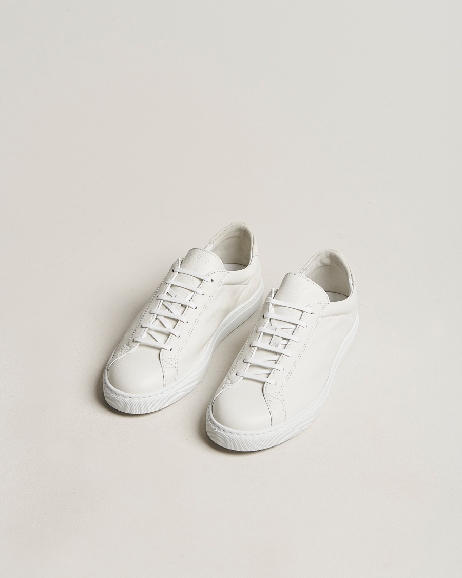 Herren | Weiße Sneakers | C.QP | Racquet Sneaker White Leahter
