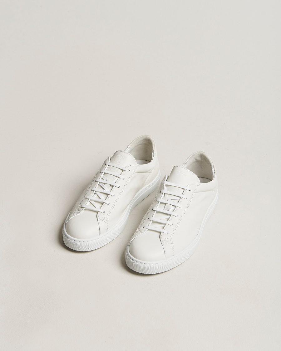 Herren | Skandinavische spezialisten | C.QP | Racquet Sneaker White Leahter