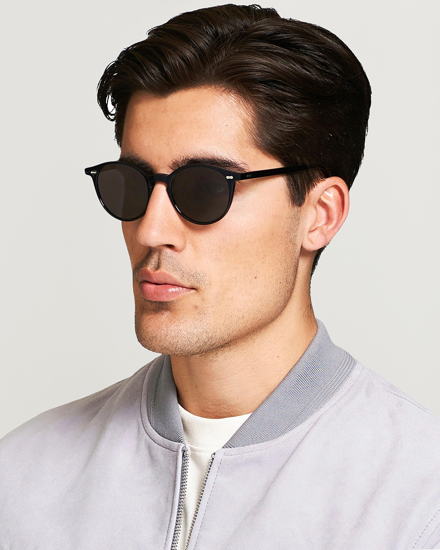 Herr | Runda solglasögon | TBD Eyewear | Cran Sunglasses Black