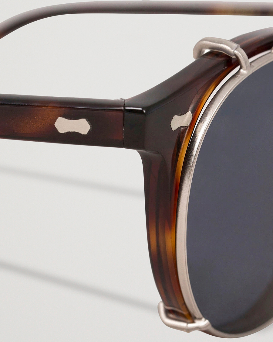 Herren | Sonnenbrillen | TBD Eyewear | Pleat Clip On Sunglasses Classic Tortoise