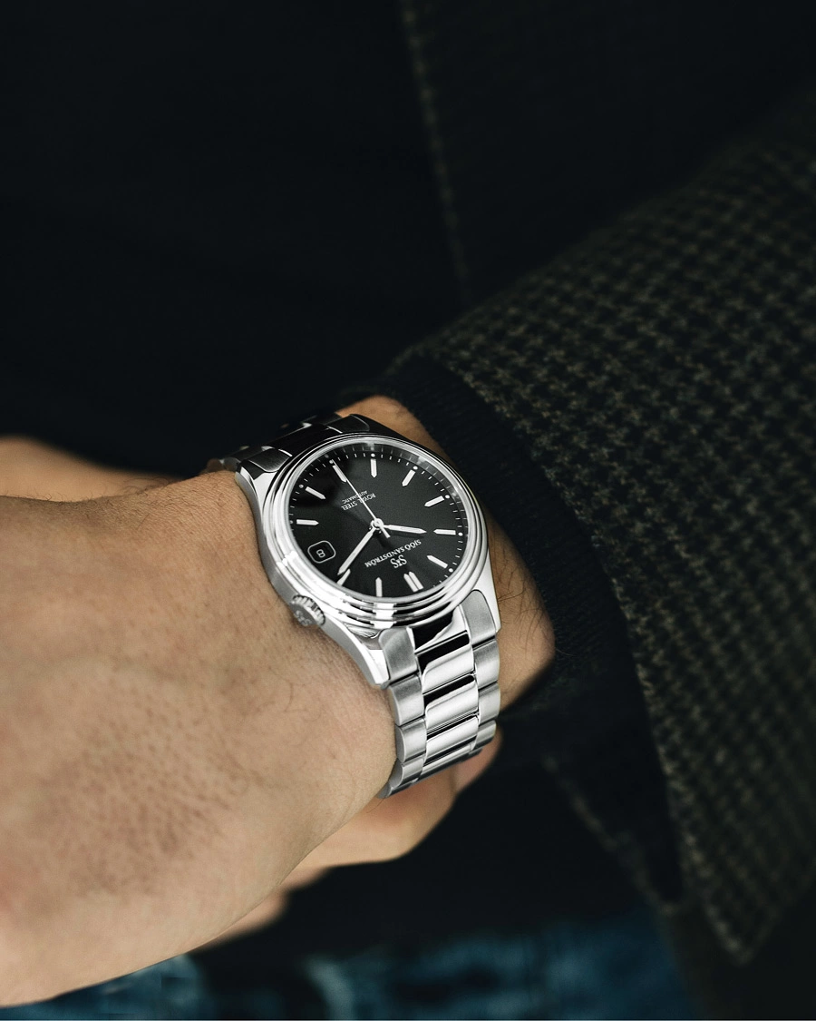 Herren | Sjöö Sandström Royal Steel Classic 36mm Black with Steel | Sjöö Sandström | Royal Steel Classic 36mm Black with Steel