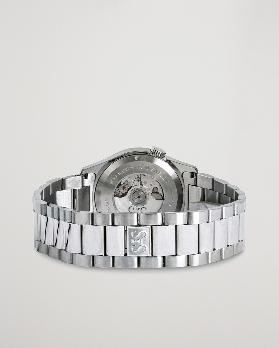 Herren | Sjöö Sandström Royal Steel Classic 36mm Black with Steel | Sjöö Sandström | Royal Steel Classic 36mm Black with Steel