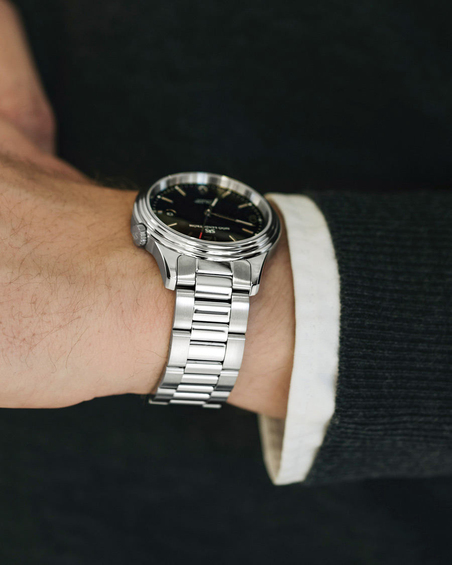 Herren | Sjöö Sandström Royal Steel Classic 41mm Black and Steel | Sjöö Sandström | Royal Steel Classic 41mm Black and Steel