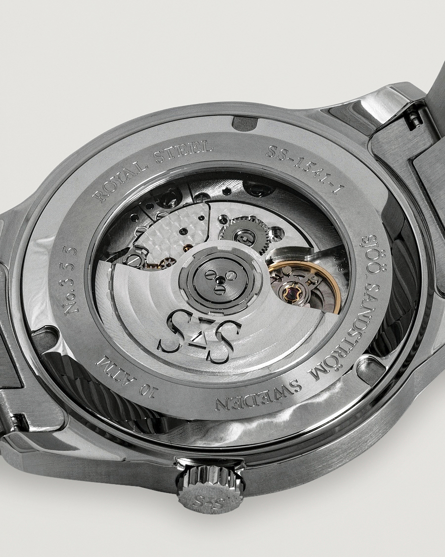 Herren | Sjöö Sandström Royal Steel Classic 41mm Black and Steel | Sjöö Sandström | Royal Steel Classic 41mm Black and Steel