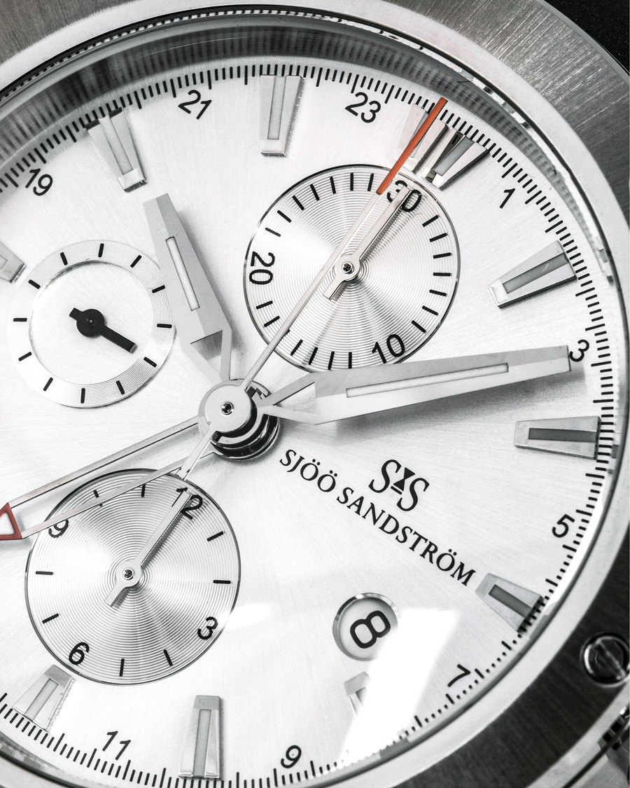 Herren | Sjöö Sandström UTC Extreme 44,2mm Silver and Black Rubber | Sjöö Sandström | UTC Extreme 44,2mm Silver and Black Rubber