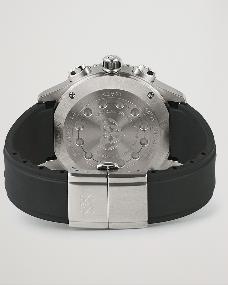 Herren | Sjöö Sandström UTC Skydiver 44,2mm Black and Black Rubber | Sjöö Sandström | UTC Skydiver 44,2mm Black and Black Rubber