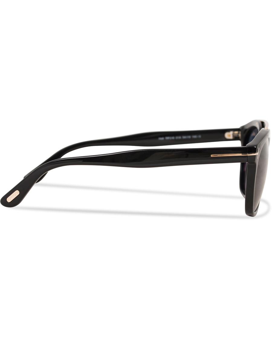 Herren | Tom Ford Holt FT0516 Sunglasses Shiny Black/Smoke | Tom Ford | Holt FT0516 Sunglasses Shiny Black/Smoke