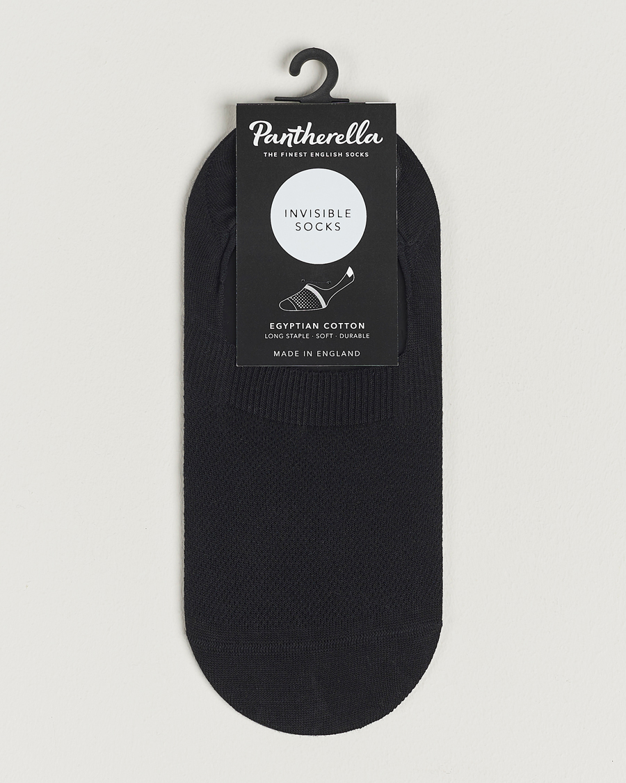 Herren | Pantherella | Pantherella | Footlet Cotton/Nylon Sock Black