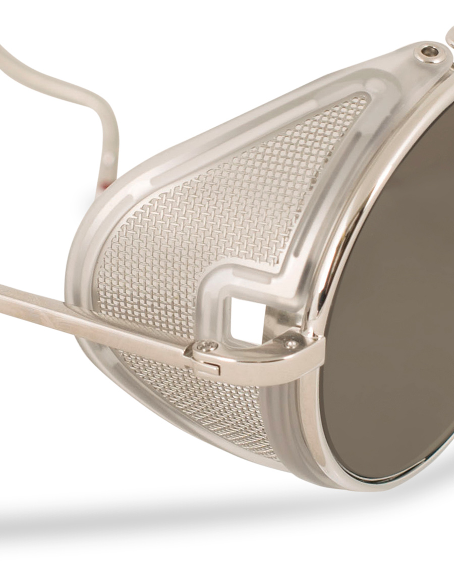 Herren | Thom Browne TB-001 Sunglasses Shiny Silver | Thom Browne | TB-001 Sunglasses Shiny Silver