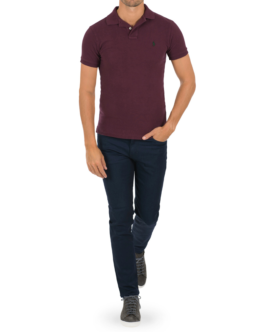 Herren | Poloshirts | Polo Ralph Lauren | Slim Fit Polo Classic Burgundy