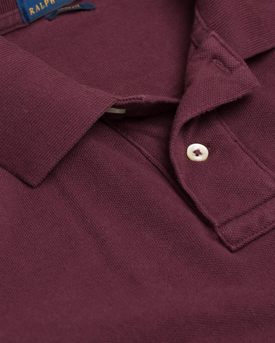 Herren | Poloshirts | Polo Ralph Lauren | Slim Fit Polo Classic Burgundy