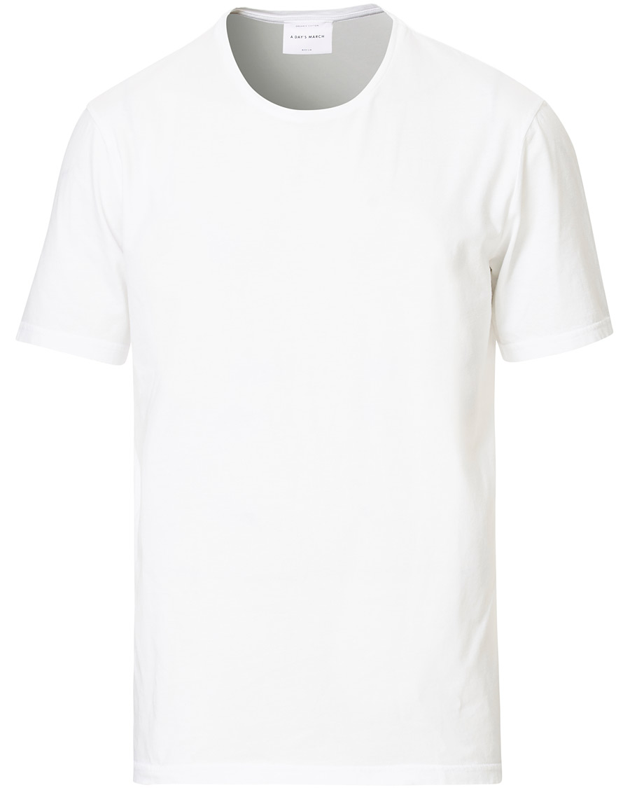 Herren | T-Shirts | A Day's March | Lightweight Tee White