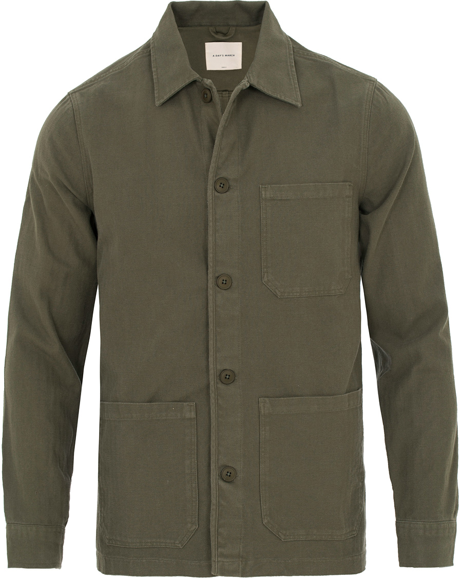 Herren | Jacken | A Day's March | Overshirt Green