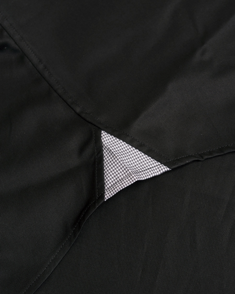 Herren | Hemden | Stenströms | Fitted Body Contrast Shirt Black