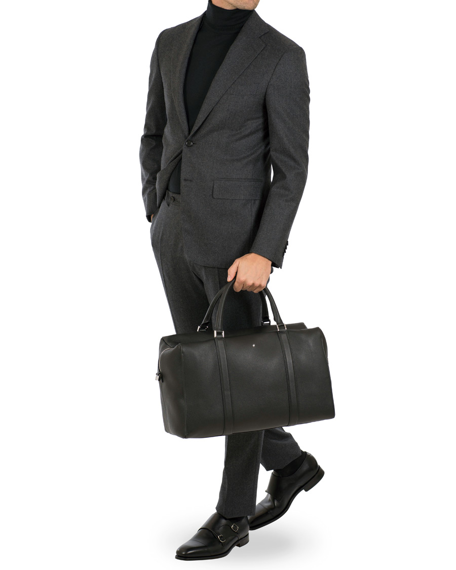 Herren | Montblanc Meisterstück Soft Grain Small Duffle Bag Black | Montblanc | Meisterstück Soft Grain Small Duffle Bag Black