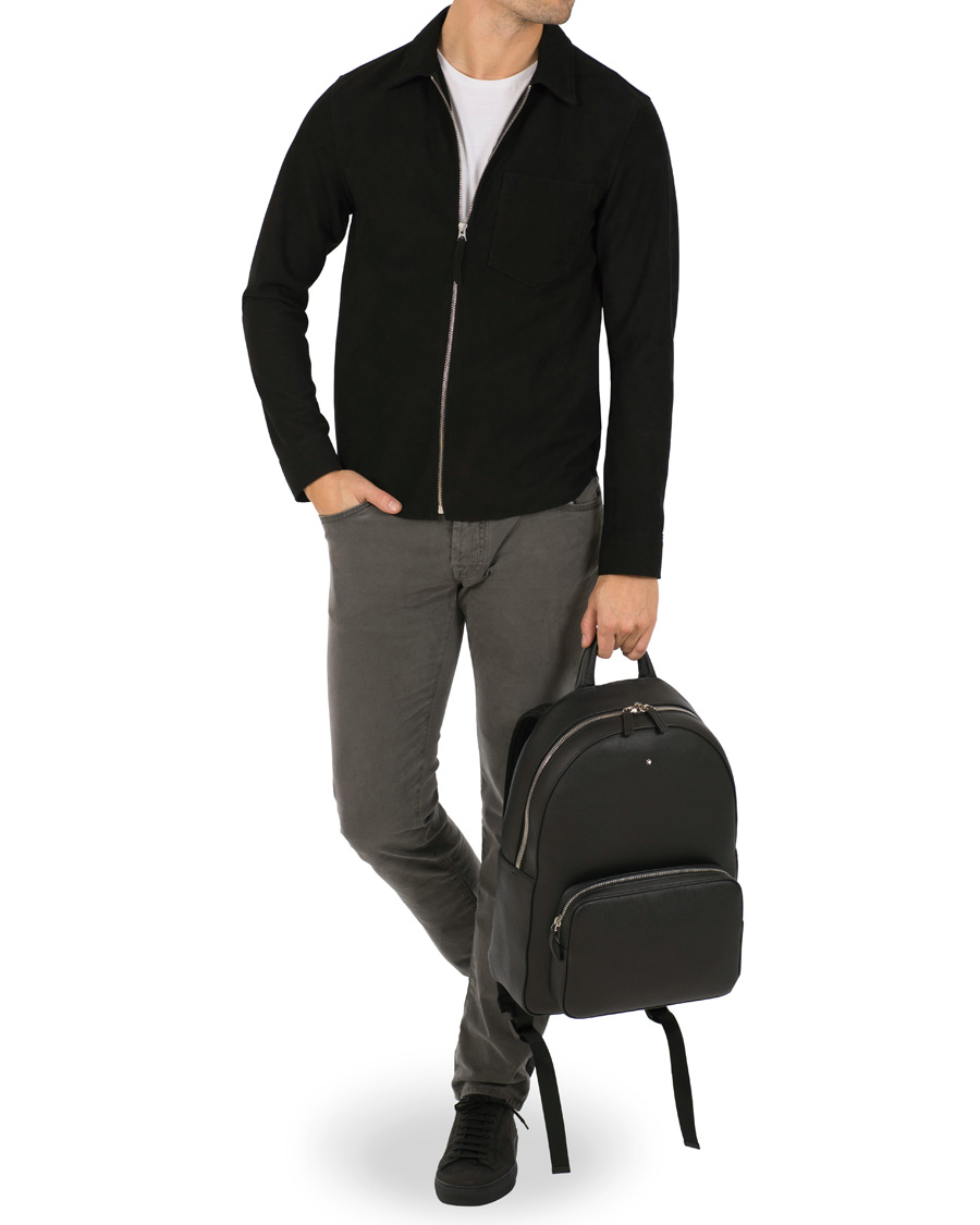 Herren | Montblanc Meisterstück Soft Grain Backpack Black | Montblanc | Meisterstück Soft Grain Backpack Black
