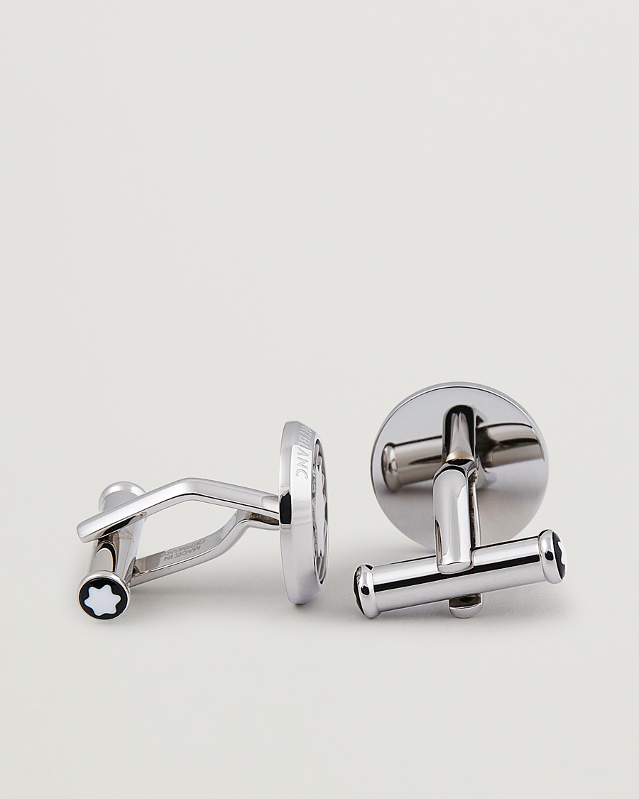 Herren |  | Montblanc | Steel Cufflinks Corrugated Emblem