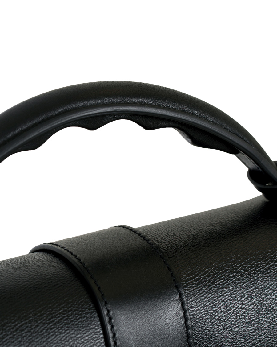 Herren | Smythson Grosvenor Slim Calf Briefcase Black | Smythson | Grosvenor Slim Calf Briefcase Black