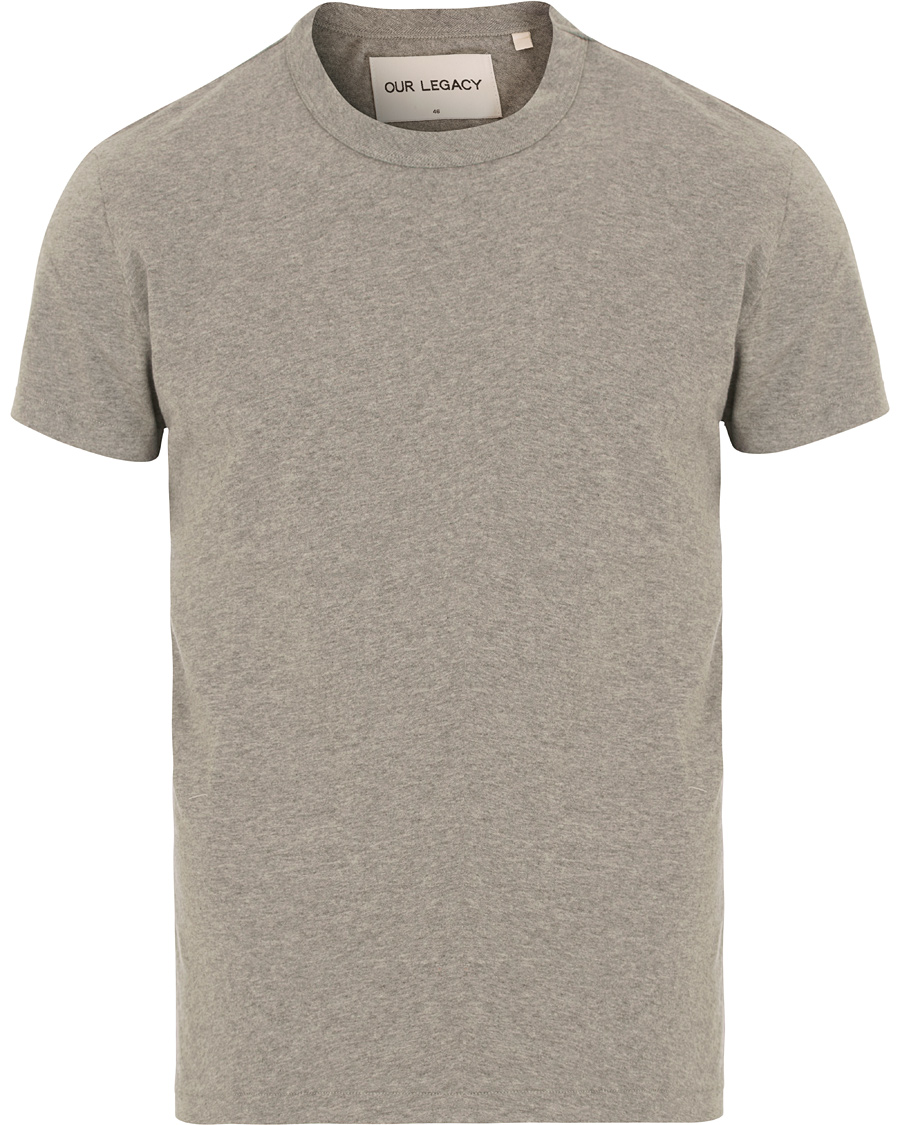 Herren | T-Shirts | Our Legacy | Perfect Army Jersey T-shirt Grey Melange