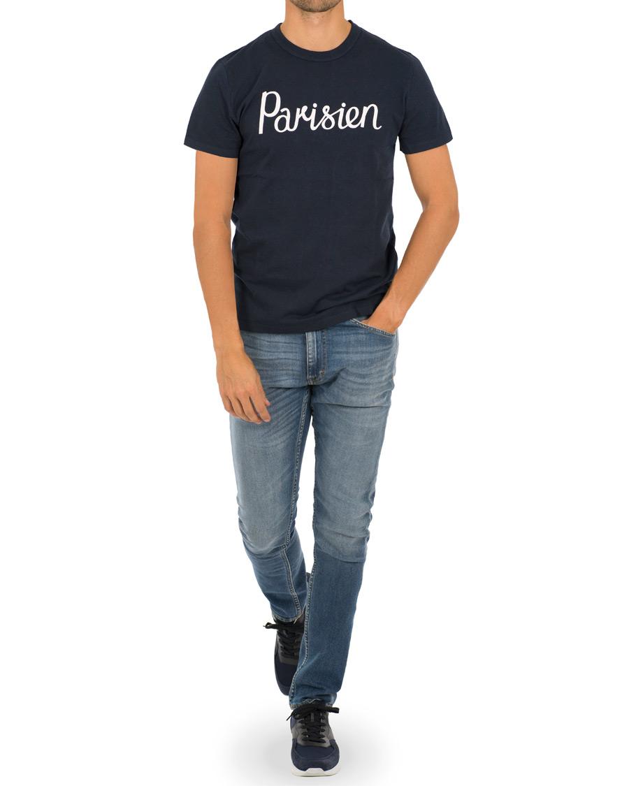 Herren | T-Shirts | Maison Kitsuné | Tee Parisien Navy