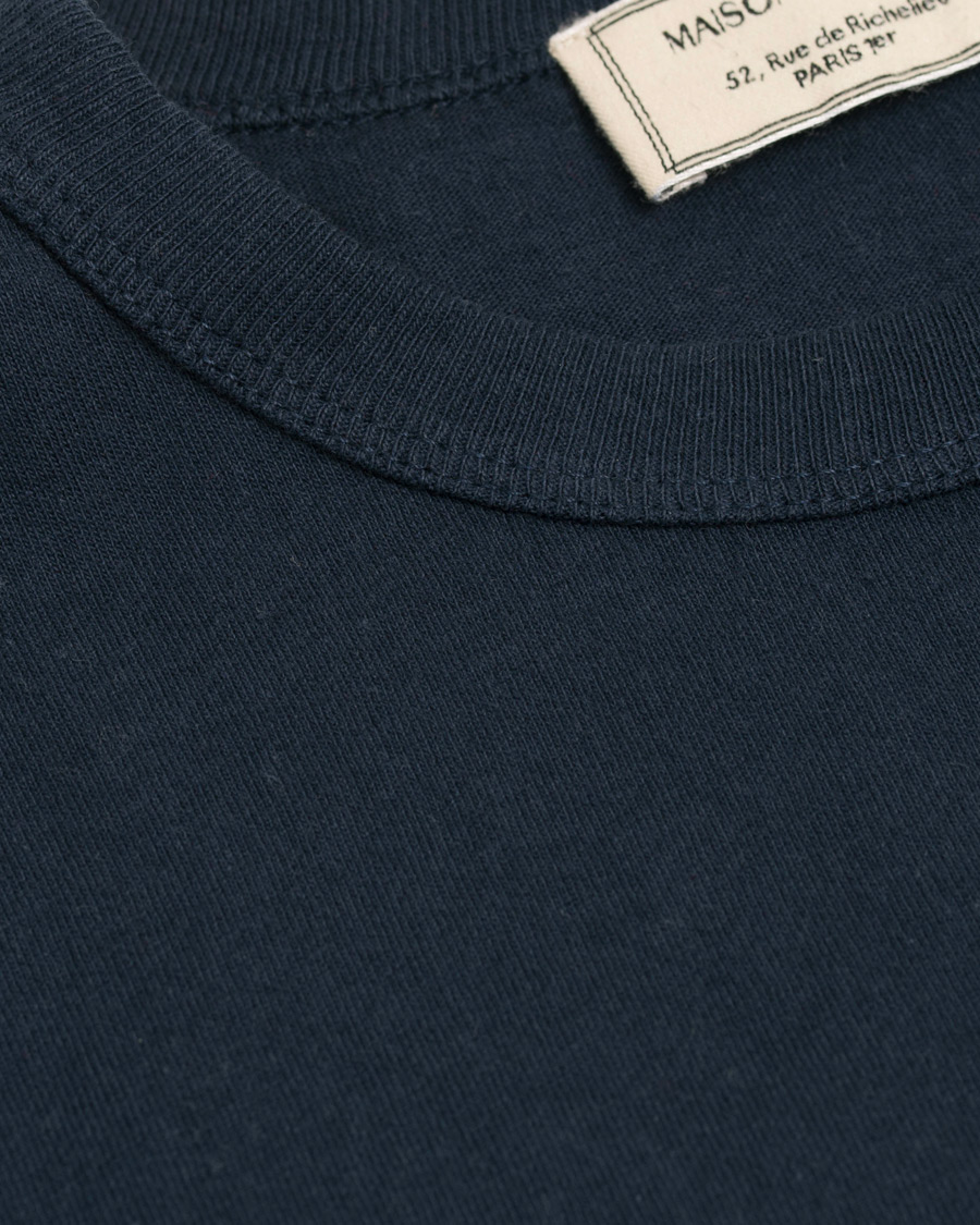 Herren | T-Shirts | Maison Kitsuné | Tee Parisien Navy