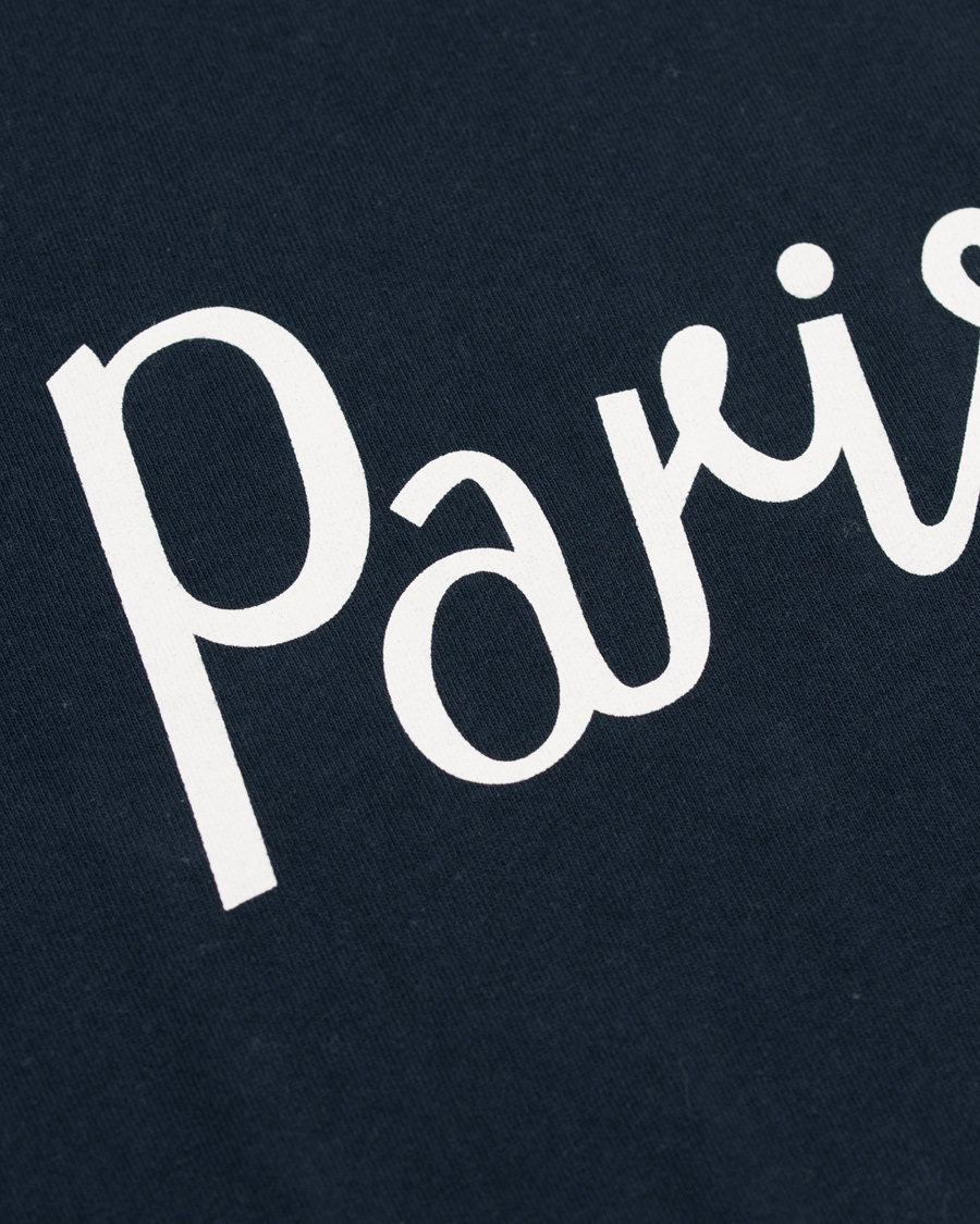 Herren | T-Shirts | Maison Kitsuné | Tee Parisien Navy