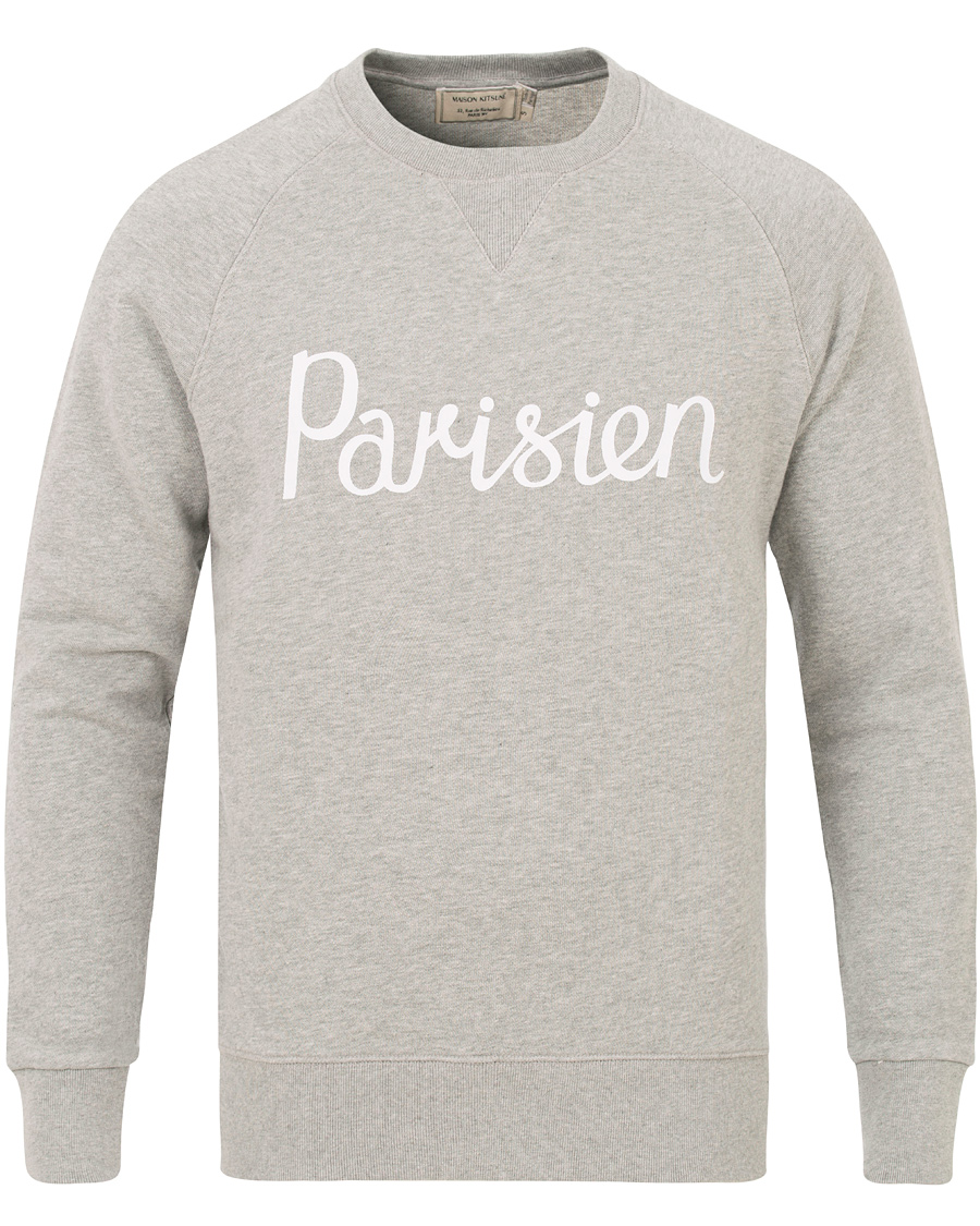 Herren | Pullover | Maison Kitsuné | Sweatshirt Parisien Grey Melange