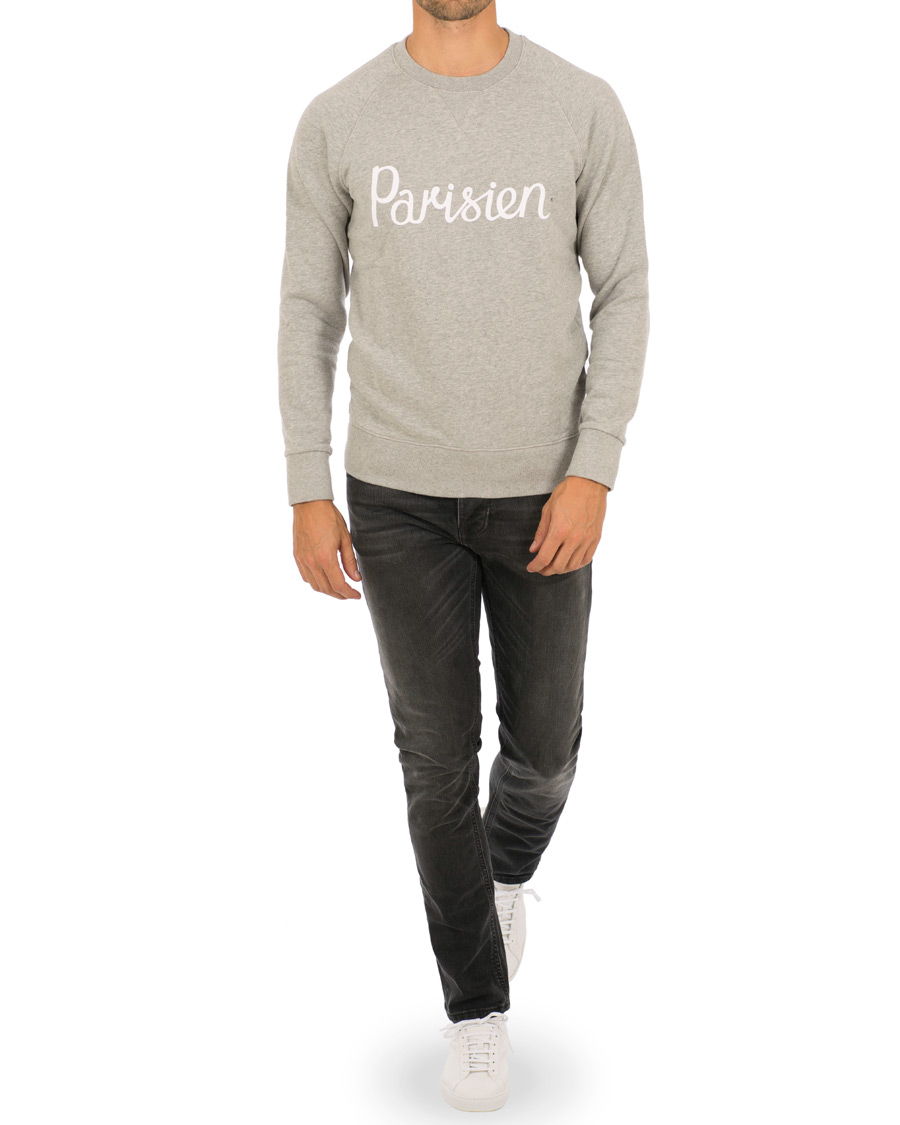 Herren | Pullover | Maison Kitsuné | Sweatshirt Parisien Grey Melange
