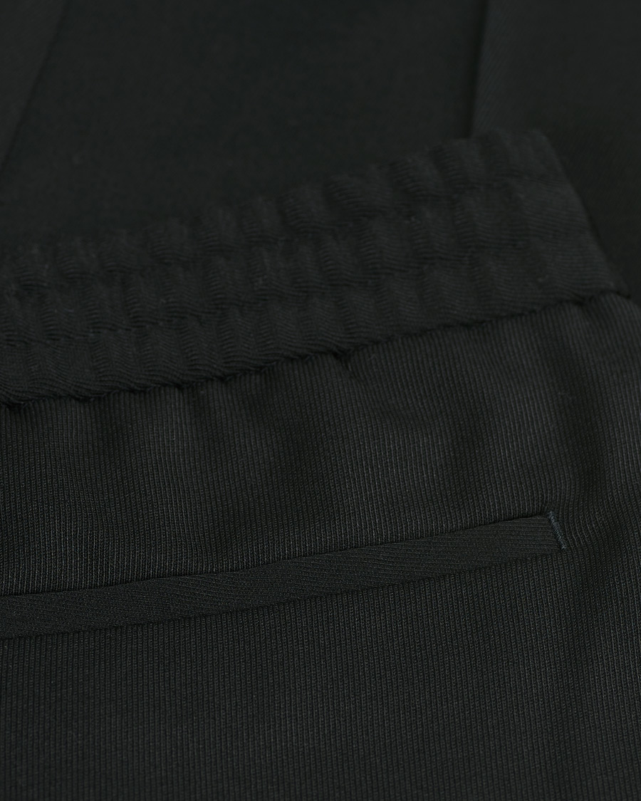 Herren | Hosen | Filippa K | Terry Gabardine Cropped Turn Up Trousers Black