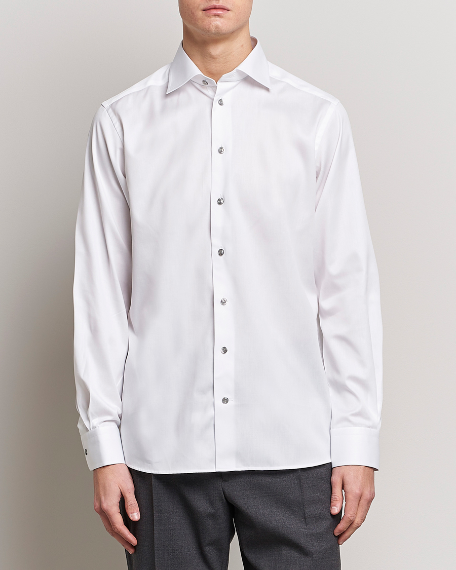 Herren | Businesshemden | Eton | Contemporary Fit Signature Twill Shirt White