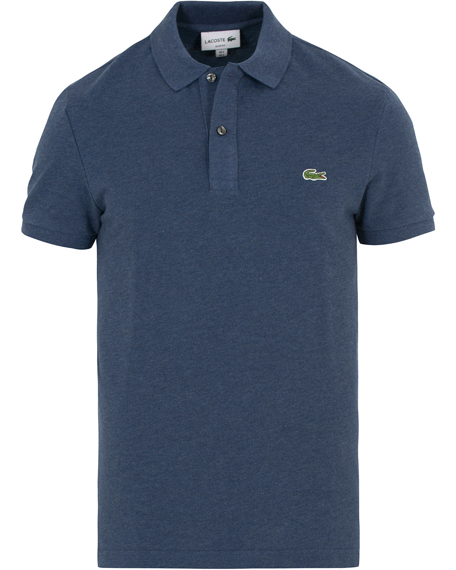 Herren | Poloshirts | Lacoste | Slim Fit Polo Piké Anchor Chine