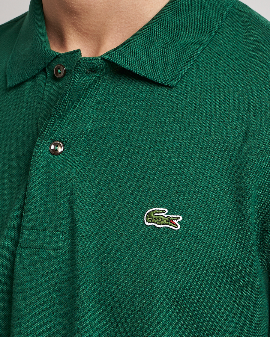 Herren | Poloshirts | Lacoste | Original Long Sleeve Polo Piké Green