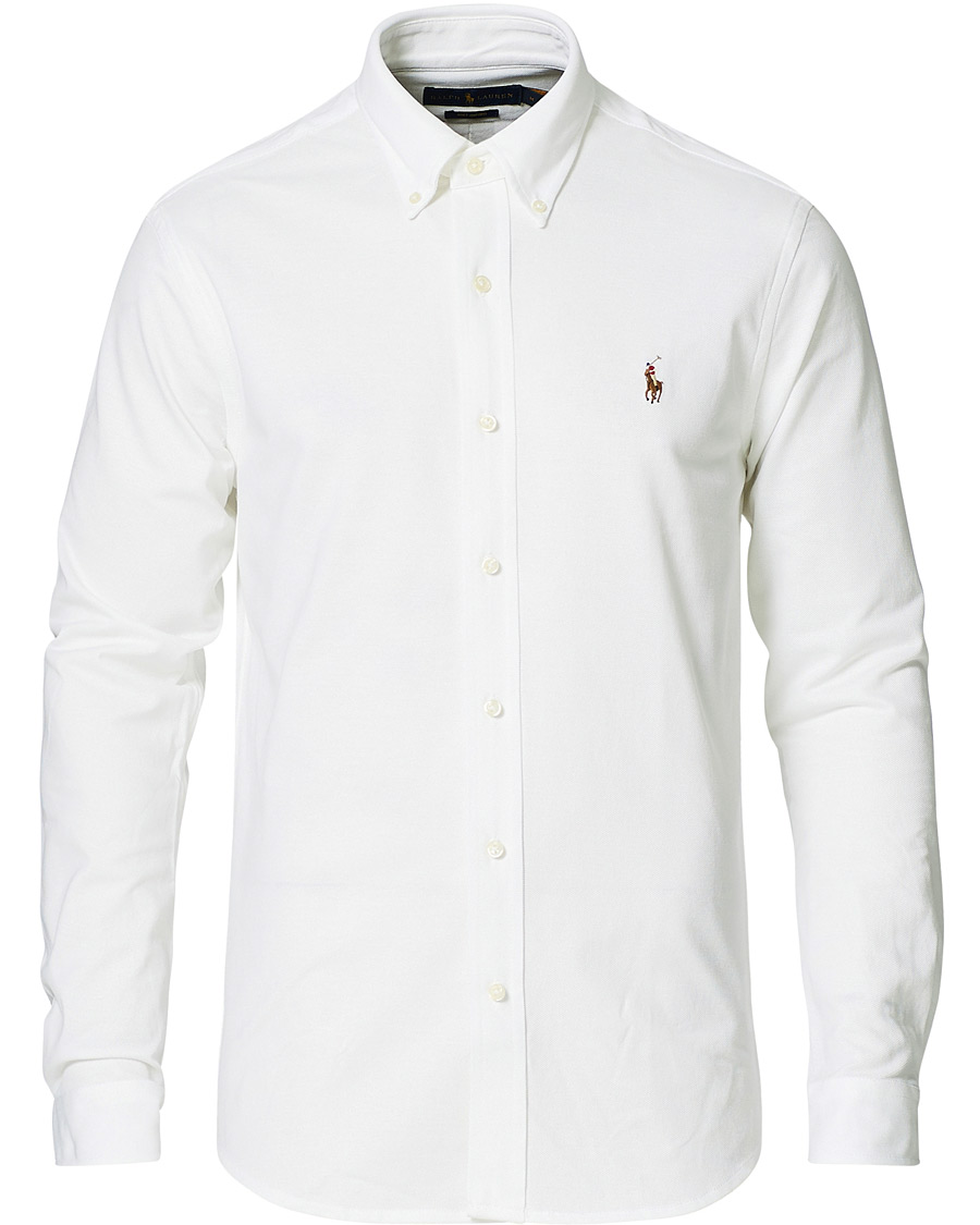 Herren | Hemden | Polo Ralph Lauren | Knit Oxford Shirt White