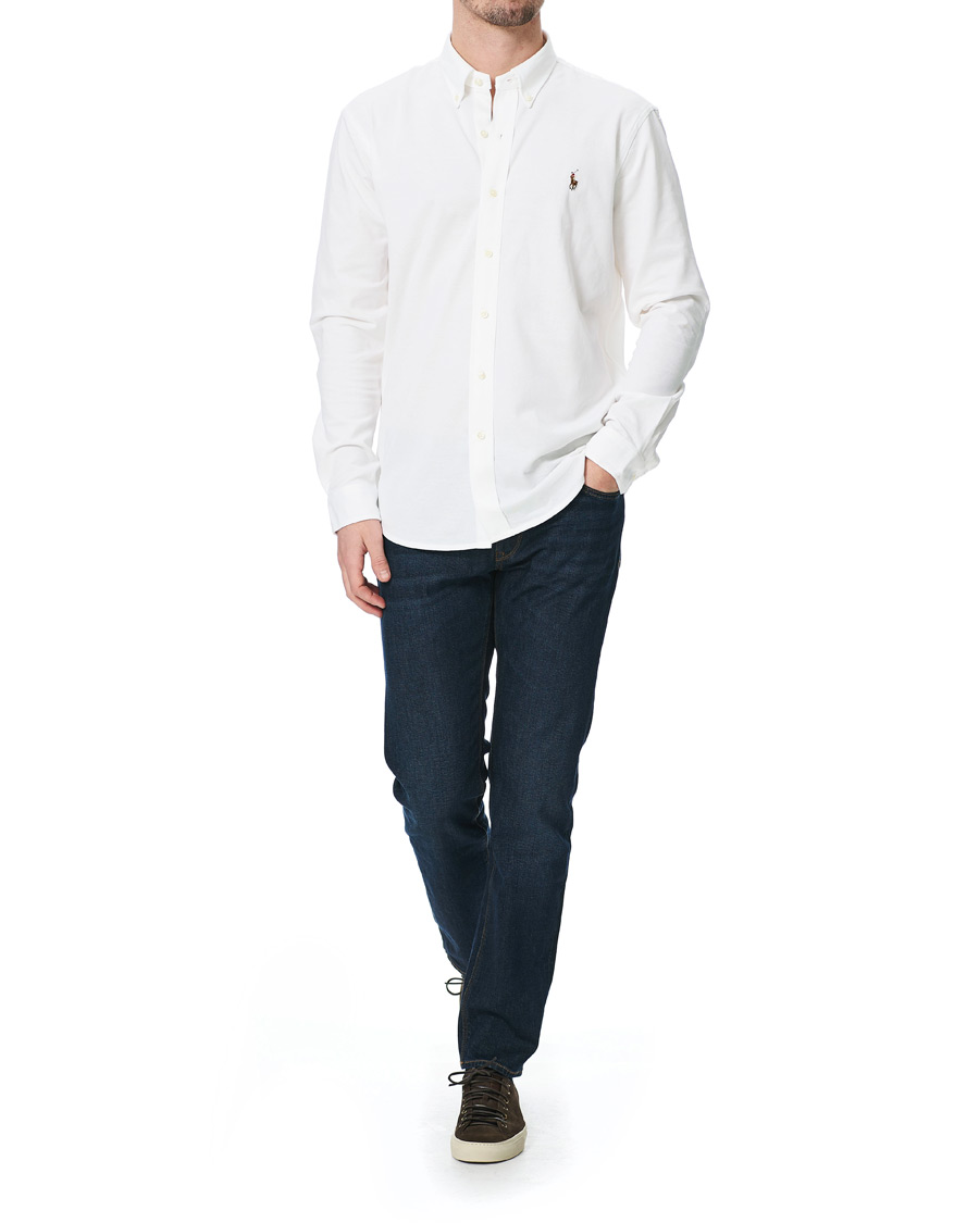 Herren | Hemden | Polo Ralph Lauren | Knit Oxford Shirt White