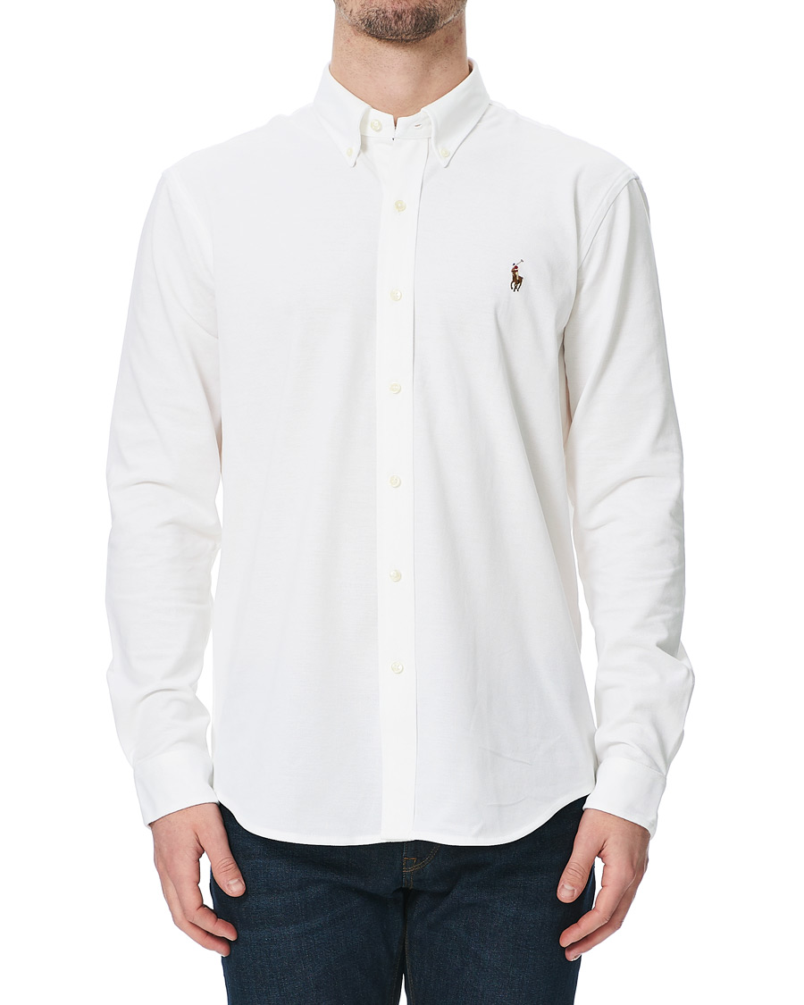 Herren | Hemden | Polo Ralph Lauren | Knit Oxford Shirt White