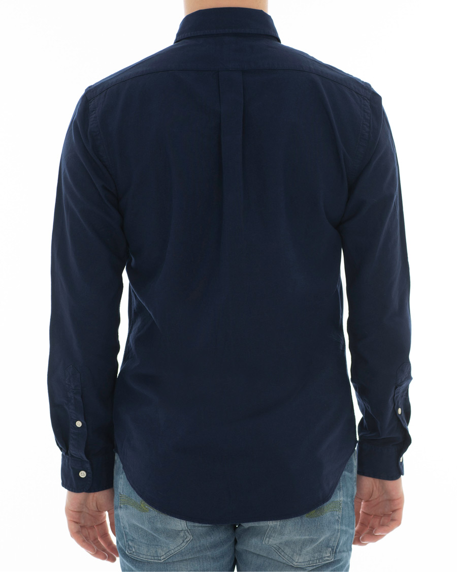 Herren | Hemden | Polo Ralph Lauren | Slim Fit Garment Dyed Oxford Shirt Windsor Navy